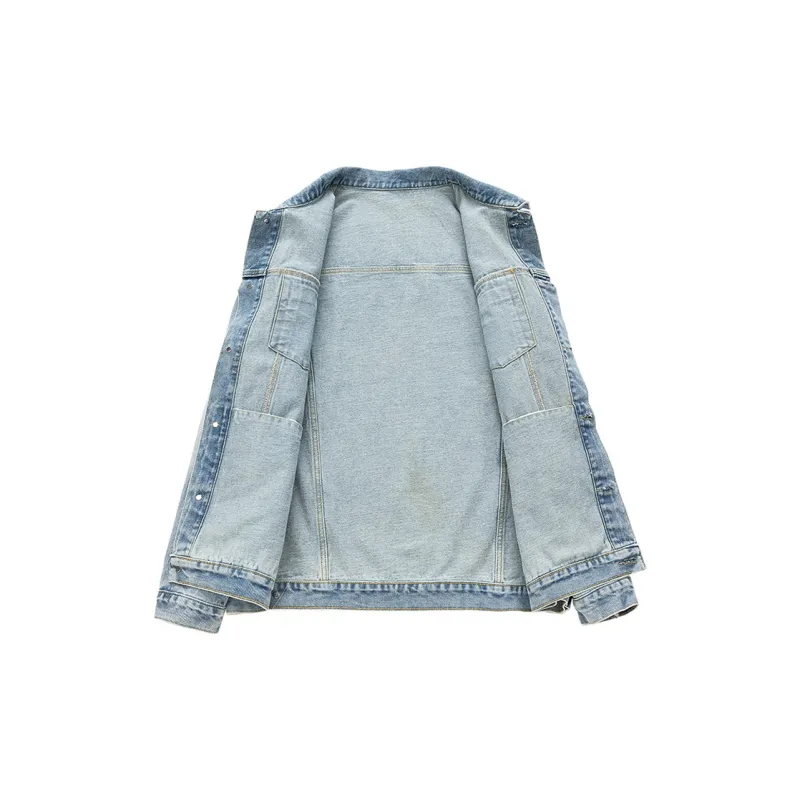 FORCEPULR Denim Jacket Unisex Brown Gradient-6
