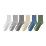 6-Pack Breathable Mesh (White+Blue+Green+Dark Gray+Light Gray+Khaki)