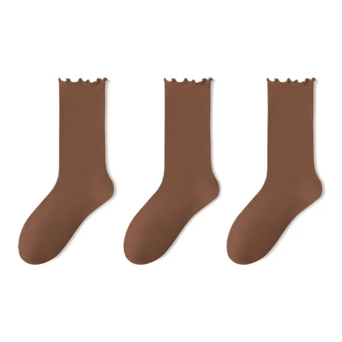 Cotton Gene Mid Calf Socks Women's 3 Pack-15