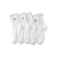 5 Pack[Combo 1]Fork Smile+Gray Smile+Blue Smile+Tiger+Hello Cloth Label