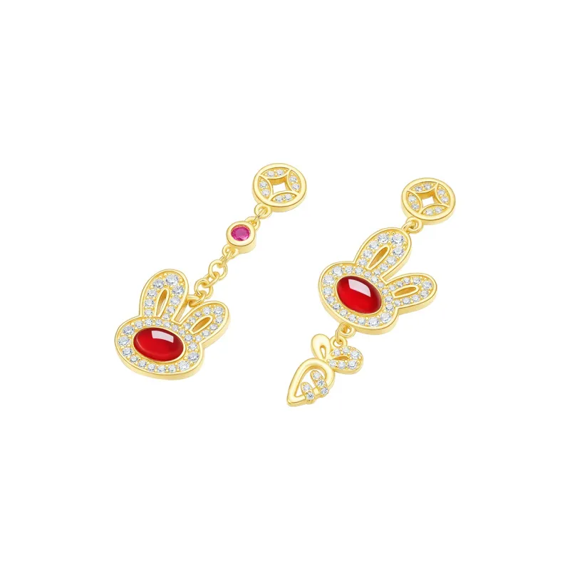 CHOW TAI SENG S925 Silver Earrings Women's-1