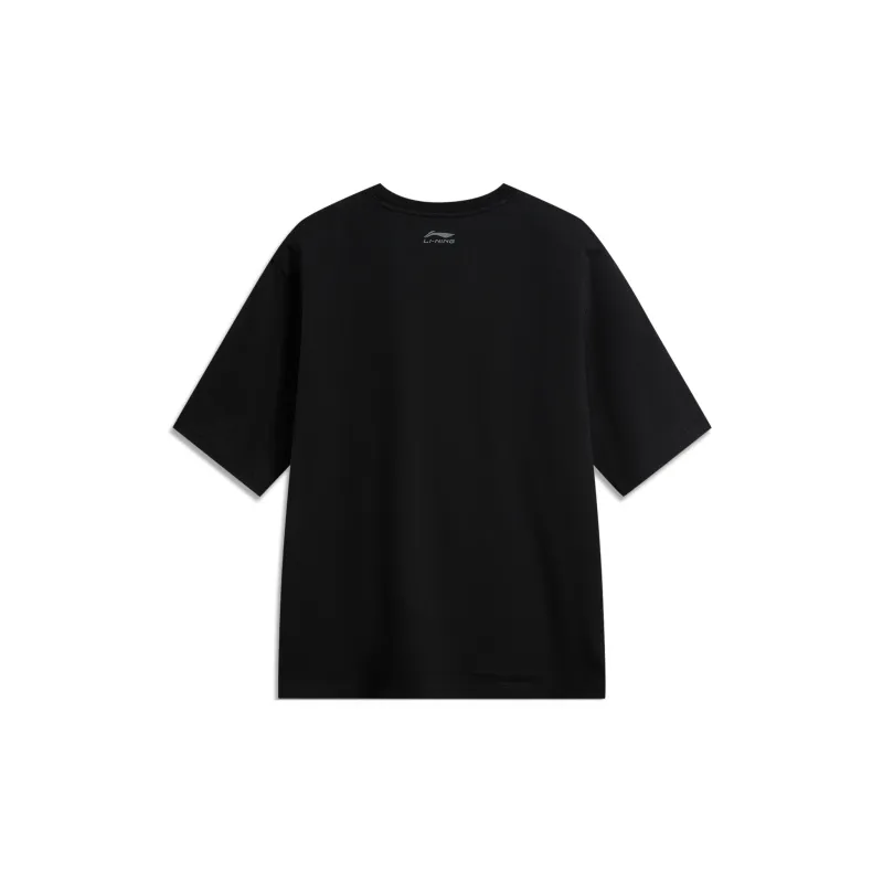 LiNing Sports Life Collection T Shirt Unisex Night Black-1