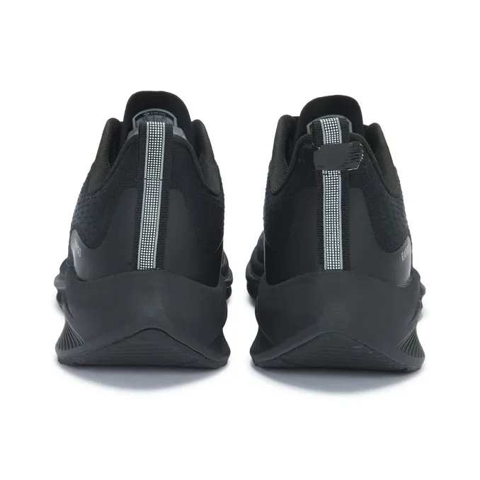 RAPIDO Shock Absorbers Low Top Running Shoes Unisex Black-3
