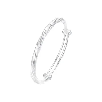 Golden Bliss S999 Fine Silver Bangles Women's