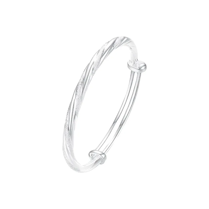 Golden Bliss S999 Fine Silver Bangles Women's-0