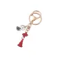 Year of The Snake Chinese Knots Fringe Metal Keychain
