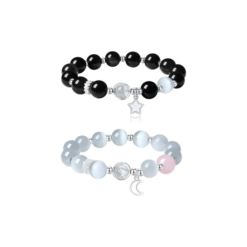 PARAS KORS Glass Cat Eye Bracelets Unisex-0