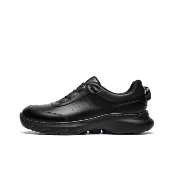 GOLDLION Slip Resistant Low Top Casual Shoes Men's Black