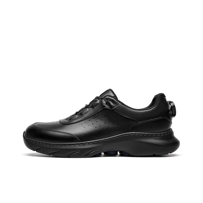 GOLDLION Slip-Resistant Low-Top Casual Shoes Men's Black-0