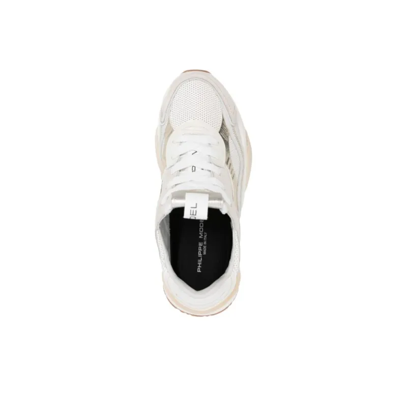 PHILIPPE MODEL Paris Low Top Casual Shoes Unisex Light Gray/Multicolor-4