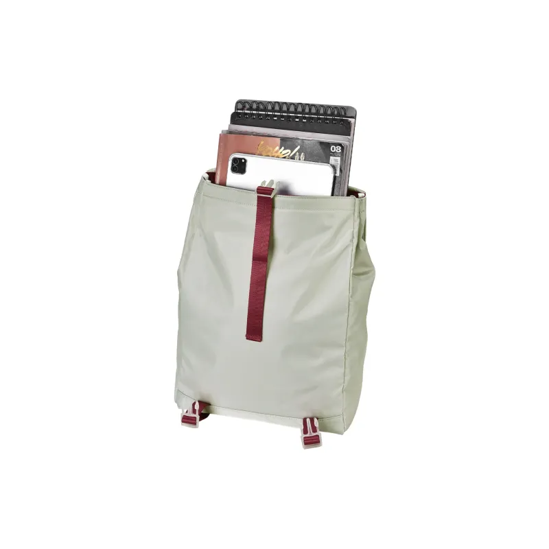 HINY Polyester Student Backpack Regular Unisex Light Gray-11