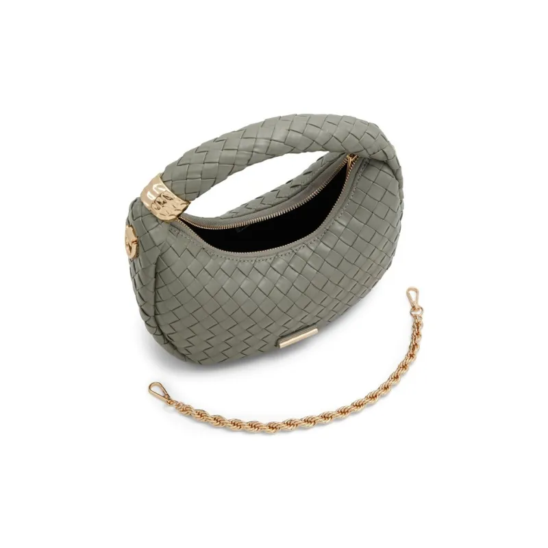 ALDO Artificial Leather Handbag Medium Size Women's Khaki/Bone-2