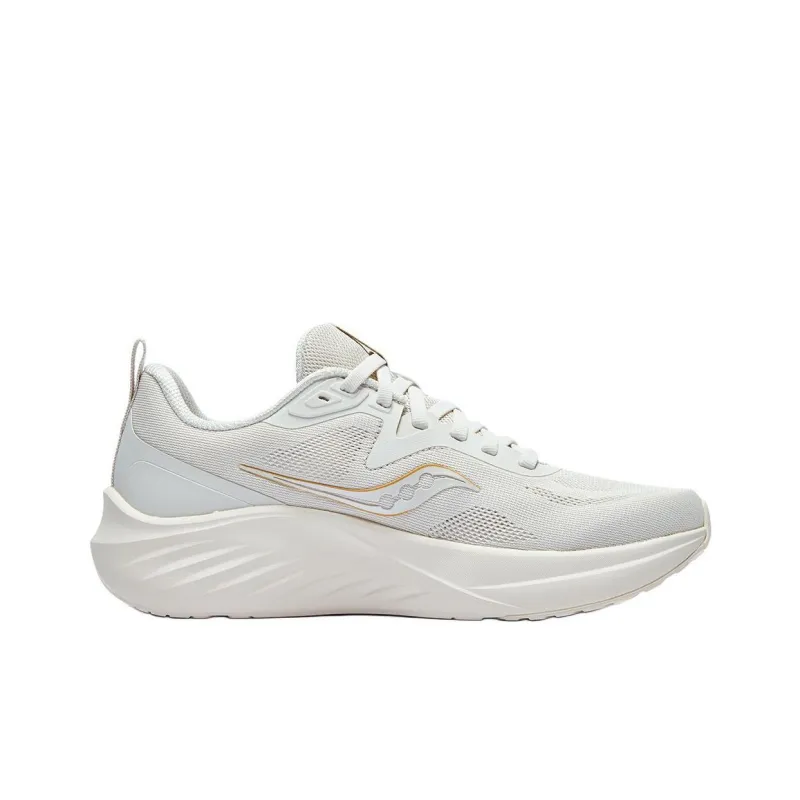 Saucony LANCER 3 Anti Slip Wear Resistant Low Top Running Shoes Unisex White-1