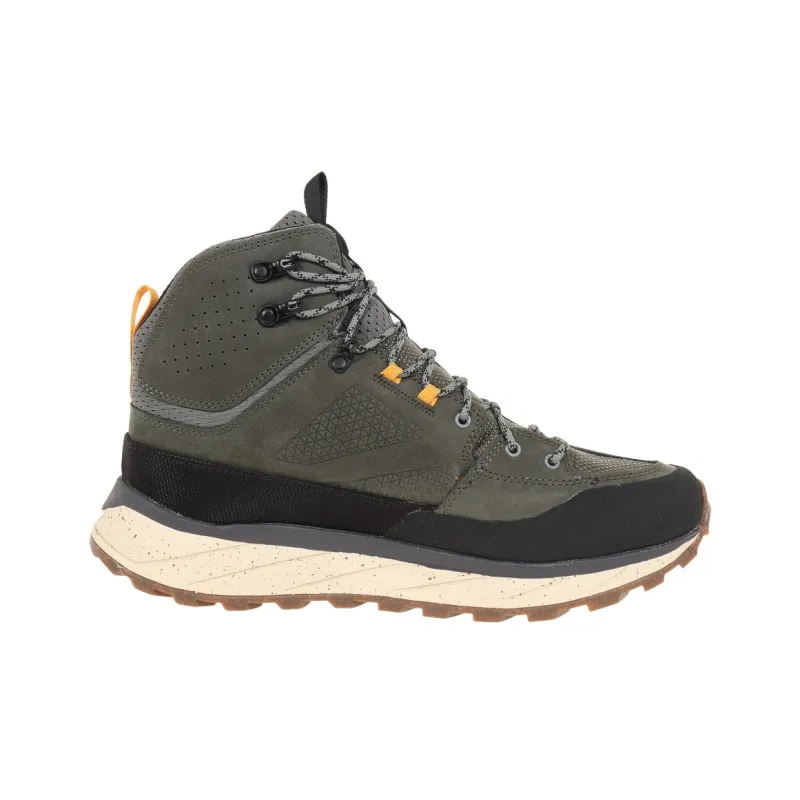 Jack Wolfskin Terraquest Slip Resistant Waterproof Grip Mid Top Hiking Shoes Men's Gray Green-1