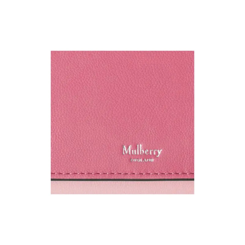 Mulberry Calfskin Wallet Regular Women's Daylily Pink-2