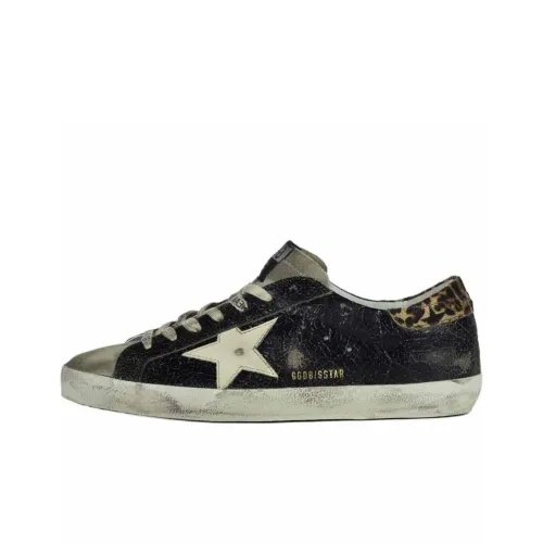 Golden Goose Super Star Low Top Skateboard Shoes Men's Black