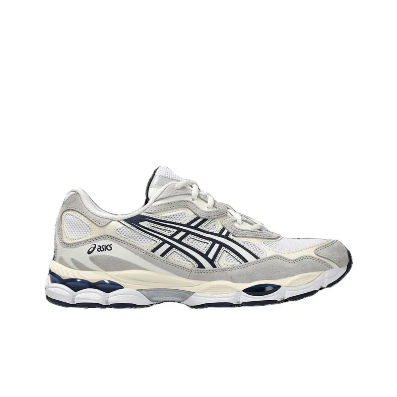 Asics Anti Slip Wear Resistant Low Top Casual Shoes Men's White-1