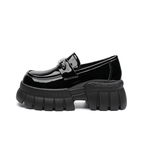 ABIDJAN CNY Snake Year Ruyi Collection Loafers Women's Black