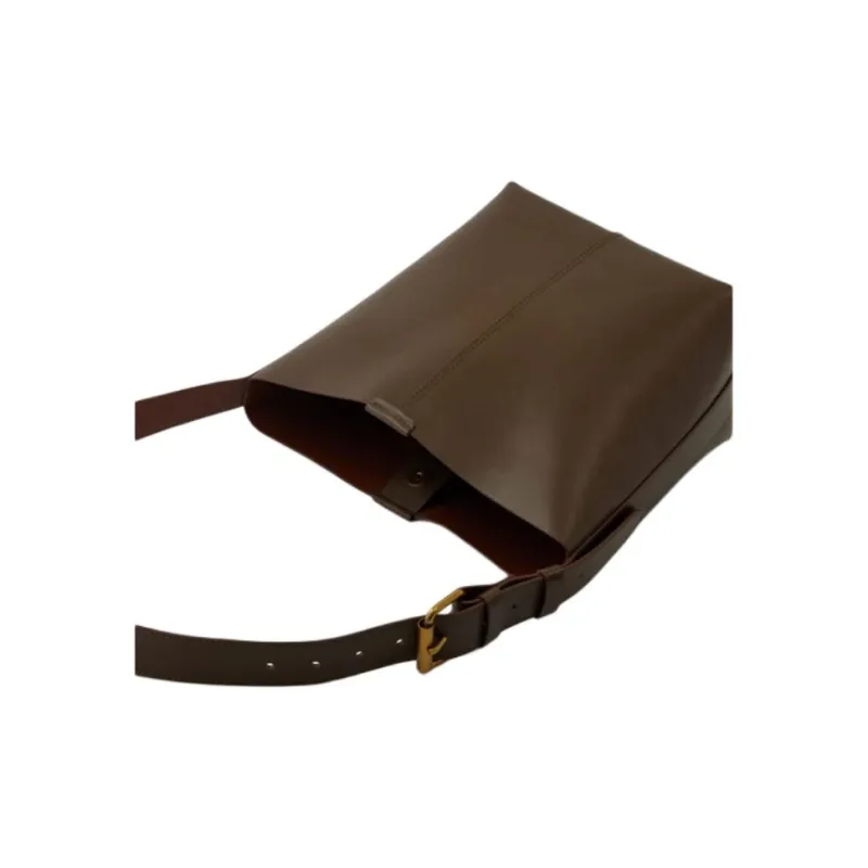 SOEUR Cow Leather Shoulder Bag Mini Women's Mole Color-2