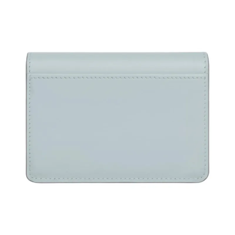 CELINE Triomphe Calfskin Card Holder Women's Ice Blue-2