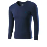 V-Neck Unlined Clothing (Navy Blue) 100% cotton Antibacterial/Underwear-Friendly