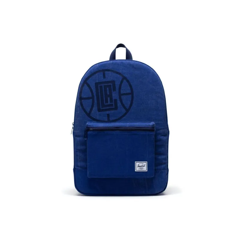 NBA Enzyme Wash Cotton Canvas Backpack Unisex Blue-0