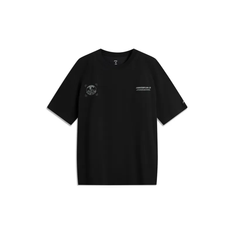 LiNing CF Tracing T Shirt Men's Black-1