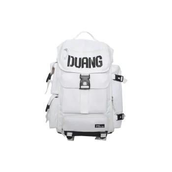 Yalu Oxford With Leather Film Backpack Unisex Multicolor