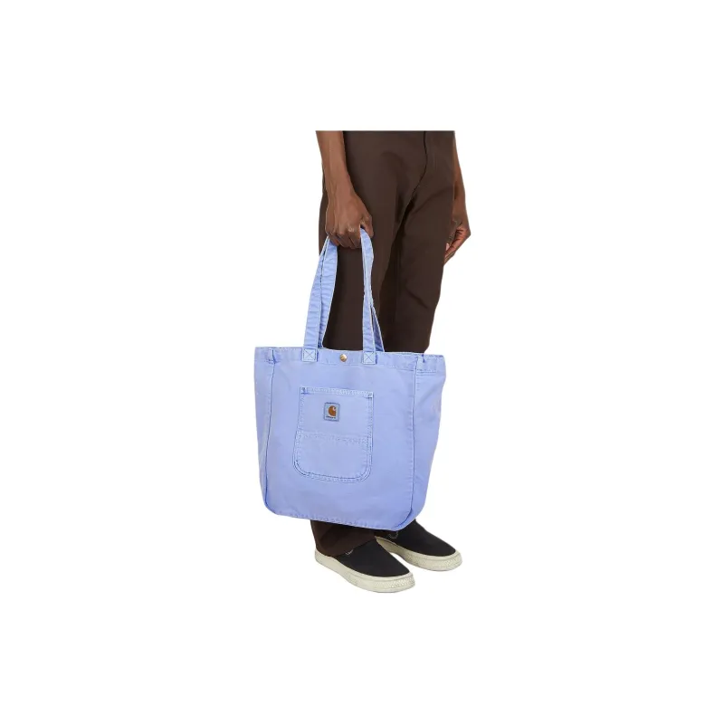 Carhartt Polyester Tote Bag Shopping Bag Handbag Regular Unisex Light Blue-4