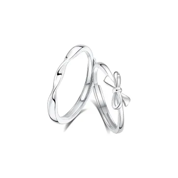 Seven Seven Silver Jewelry S999 Fine Silver Rings Unisex