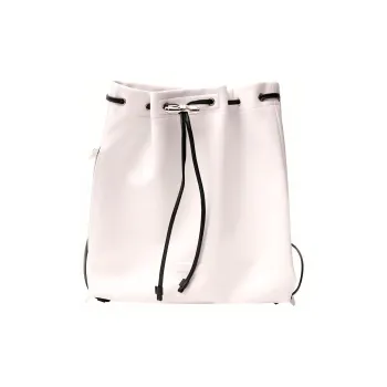 LONGCHAMP Lambskin Backpack Women's White