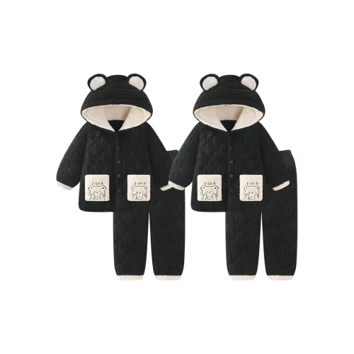 O'MESIK Pajama Set Unisex Black