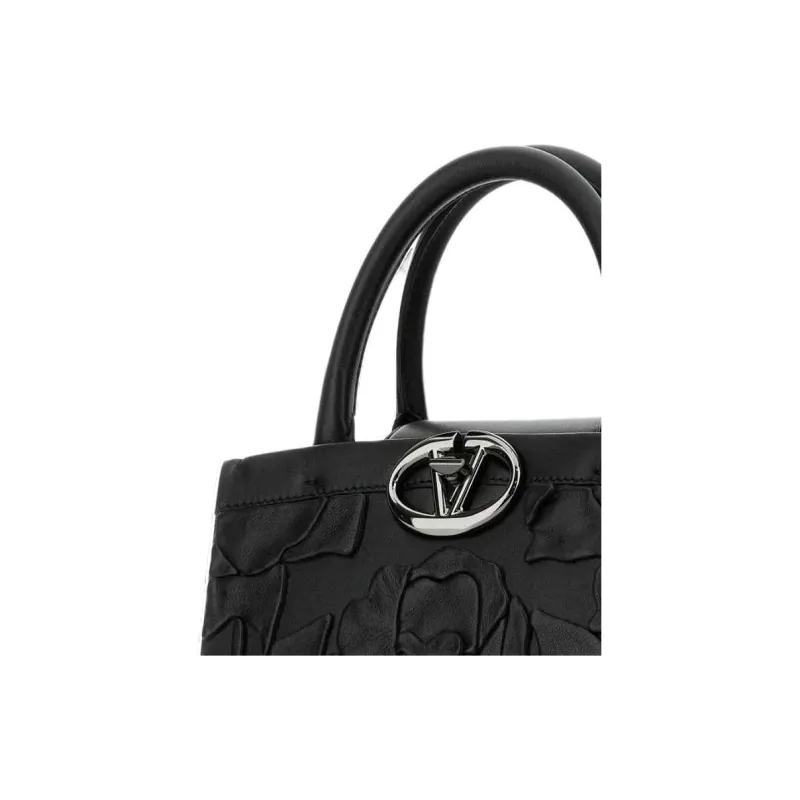 Valentino GARAVANI Leather Handbag Women's Black-3