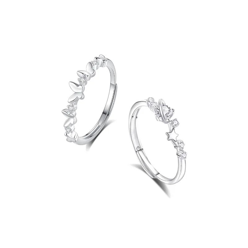 NVBBK 999 Fine Silver Rings Women's-0