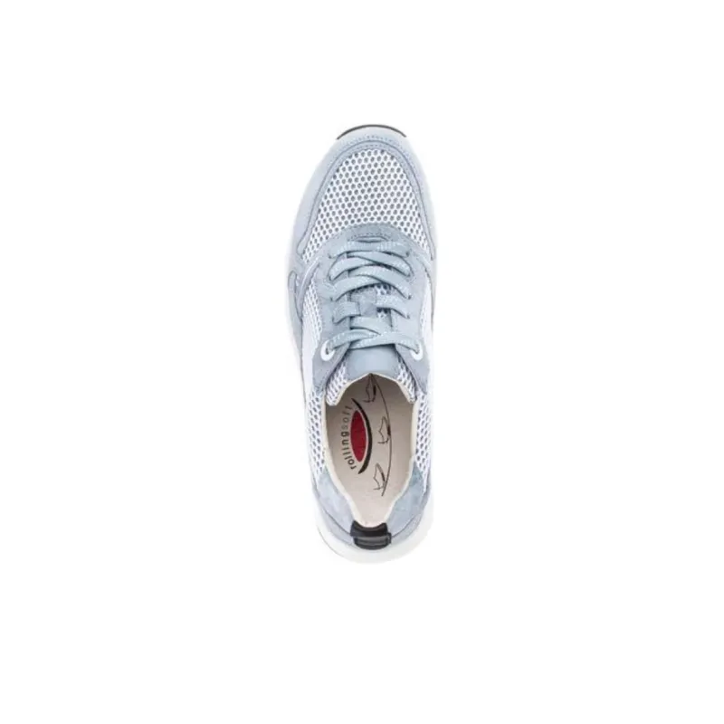 Gabor Rollingsoft Low Top Casual Shoes Women's Blue-3