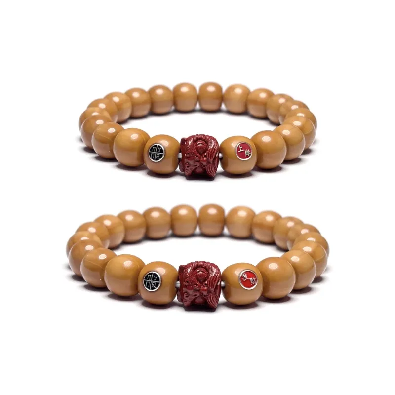 MOUNTAINS AND MANS Monkey Head Walnut Bracelets Unisex-8