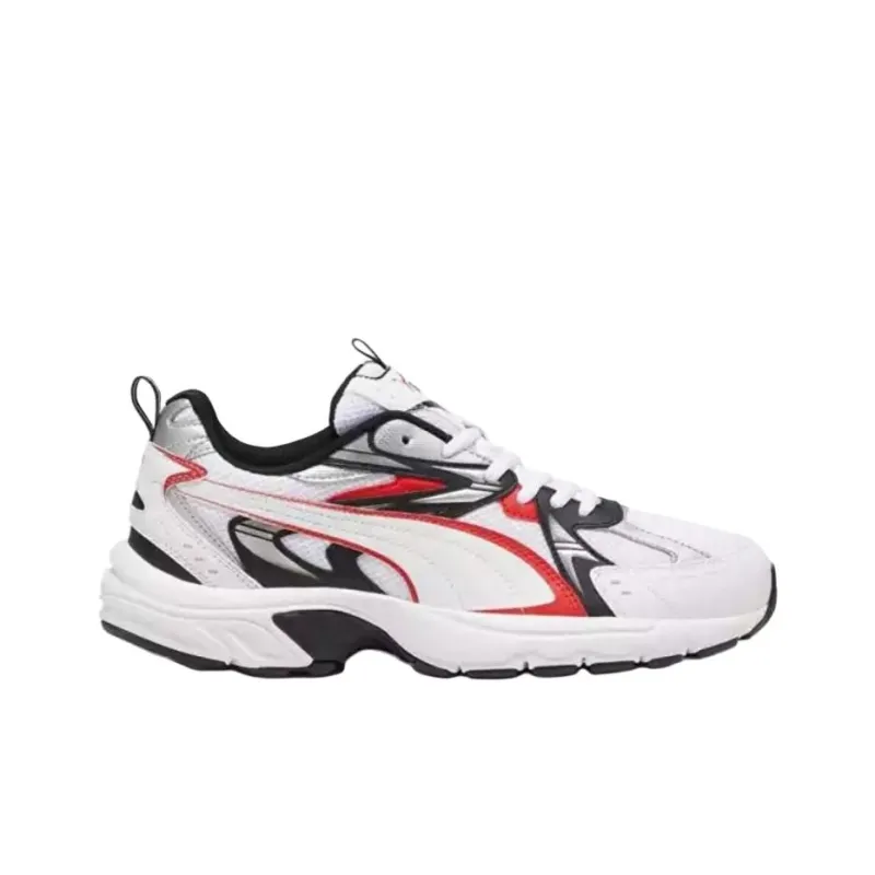 PUMA Anti Slip Wear Resistant Low Top Casual City Commute Running Shoes Men's White-1