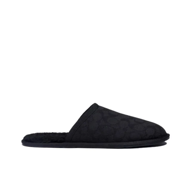 COACH Wrap toe Slippers Men's Black-1