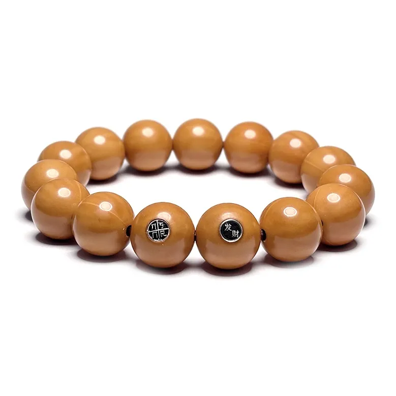 MOUNTAINS AND MANS Monkey Head Walnut Wealth Rolling New Chinese Style Good Luck Beaded Bracelet Men's-0