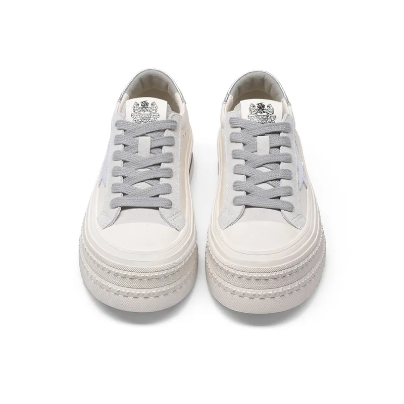 AQUASCUTUM Low-Top Skateboard Shoes Women's Ecru-4