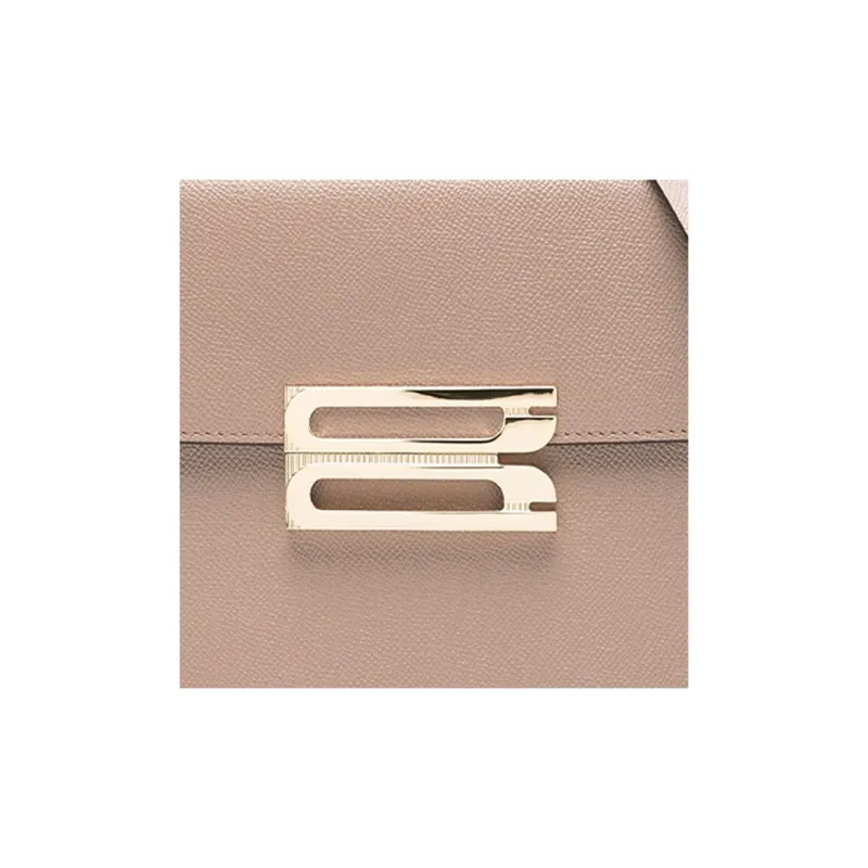 Victoria Beckham Cow Leather One Shoulder Handbag Regular Women's Almond Beige-2