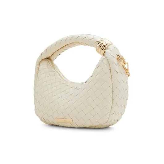 ALDO Artificial Leather Handbag Medium Size Women's Khaki/Bone-4
