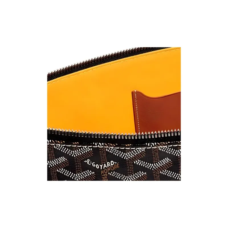 GOYARD SENAT Canvas With Leather Wallet Toiletry Bag Clutch Regular Unisex Brown-3