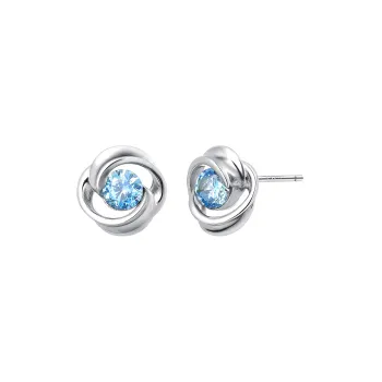 MISS XIA JWY S925 Silver Stud Stud Earrings Women's