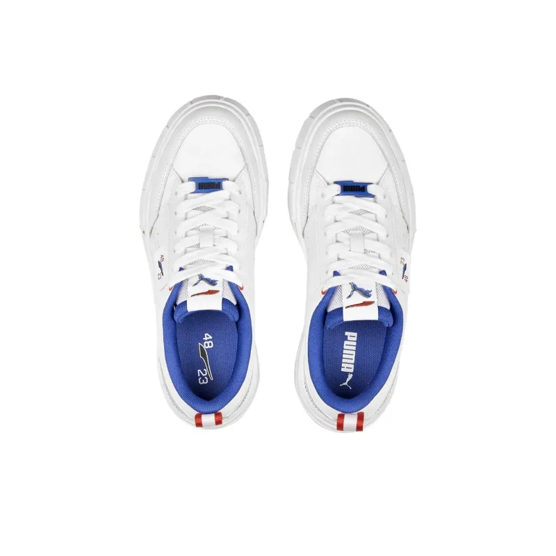 PUMA Maze Anti Slip Wear Resistant Low Top Skateboard Shoes Women's White-2