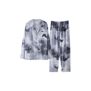 Qin Jing Pajama Set Unisex Ink Wash