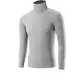 Turtleneck Unlined Clothing (Light Gray) 100% cotton Antibacterial/Foldable Collar