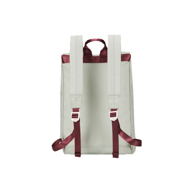 HINY Polyester Student Backpack Regular Unisex Light Gray-2