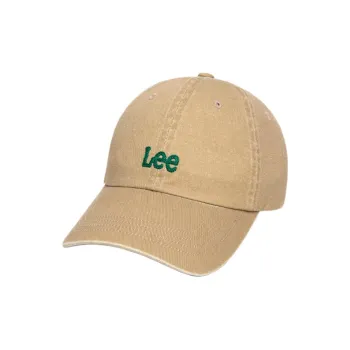 Lee Cotton Baseball Caps Unisex Beige