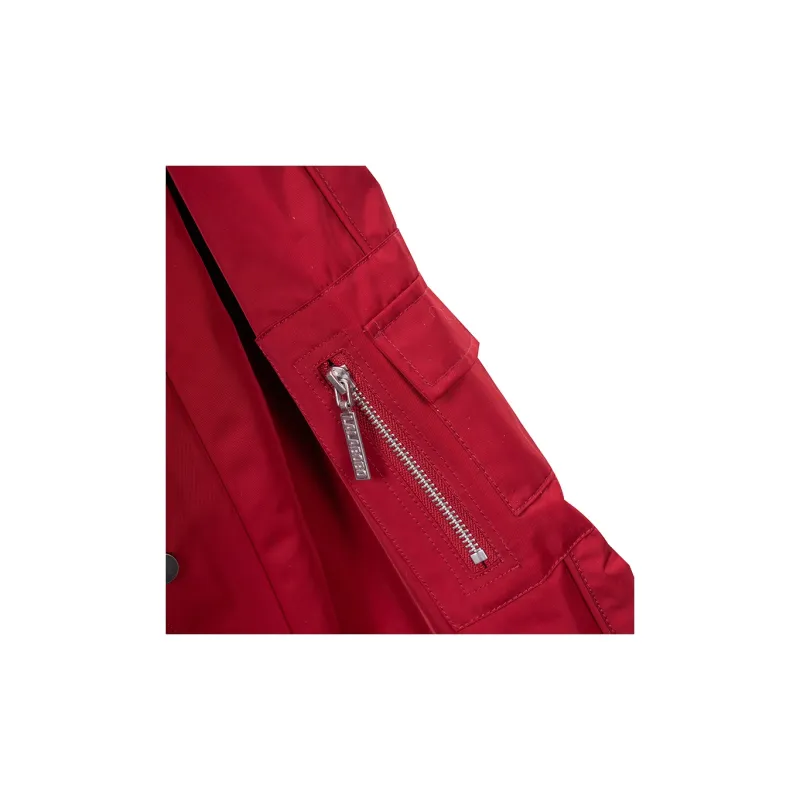 LALABOBO Baseball Jacket Women's Red-5